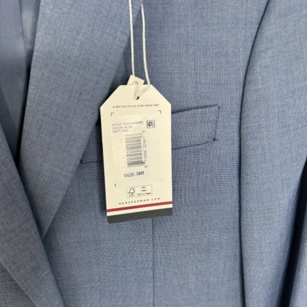 NWT Ben Sherman Jacket Blue 38R - Picture 5 of 8
